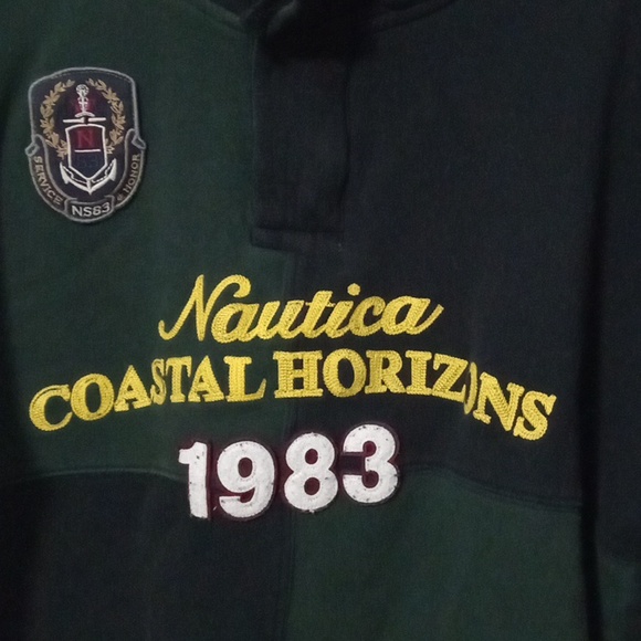 Mens Nautica Competition 1983 Coastal Horizon Long Sleeve Sweater L - Picture 3 of 7